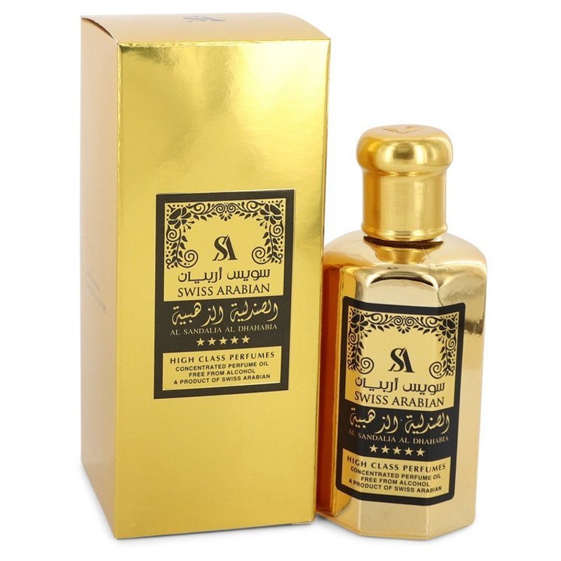 Al Sandalia Al Dhahabia Concentrated Perfume Oil Free From Alcohol (Unisex) By Swiss Arabian - Le Ravishe Beauty Mart