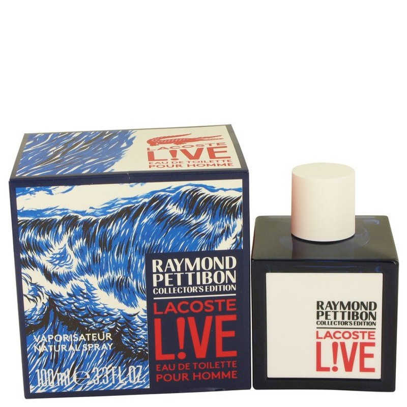 Lacoste Live Eau DE Toilette Spray (Limited Edition Raymond Pettibon Bottle) By Lacoste - Le Ravishe Beauty Mart