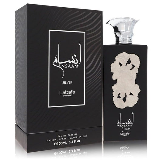 Lattafa Pride Ansaam Silver Eau De Parfum Spray (Unisex) By Lattafa - Le Ravishe Beauty Mart